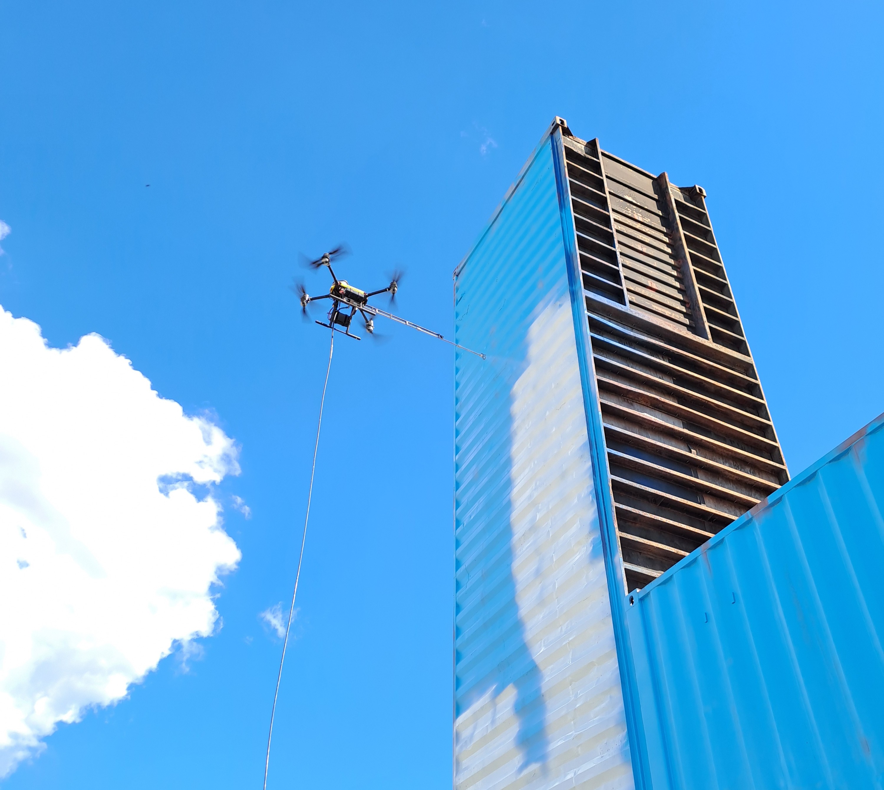 Spray Painting NDAA Drone